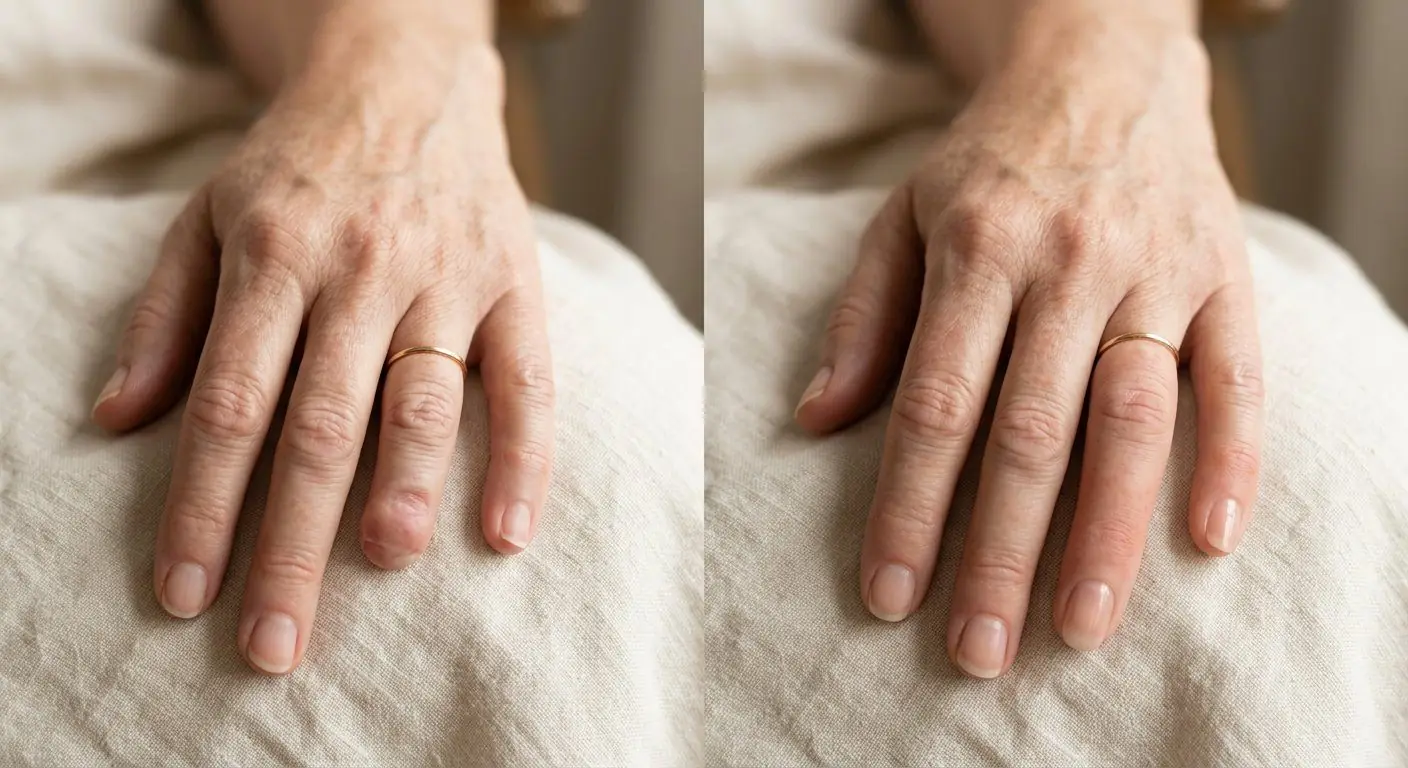 Custom silicone finger prosthesis for a patient in Jeddah